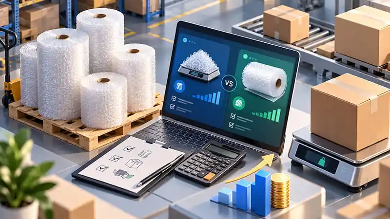 نایلون حبابدار کیلویی بخریم یا رولی؟ مقایسه هزینه واقعی خرید